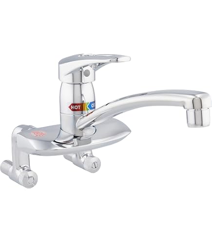 Amazon.co.jp: Kakudai 192-313 Single Lever Mixing Faucet (with